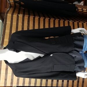 Sinclaire Von Bulow Wool Jacket Blazer ruffled edgs